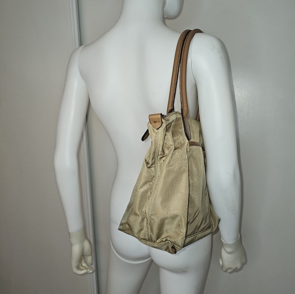 Banana Republic Mini Nylon Tote Bag Light Sand Dune - Picture 2 of 14